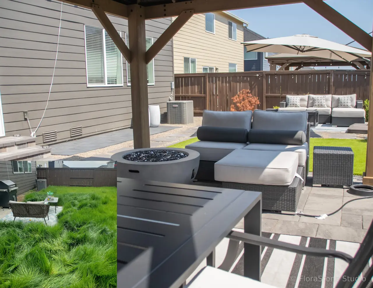 Before and After Backyard